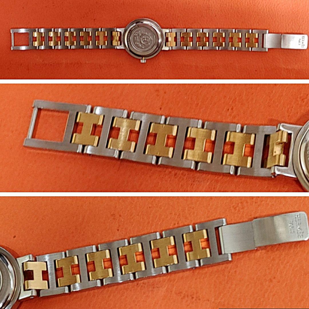 エルメス時計/極極極極美品クリッパー/新品電池新品仕上げ正常稼働品/レディース