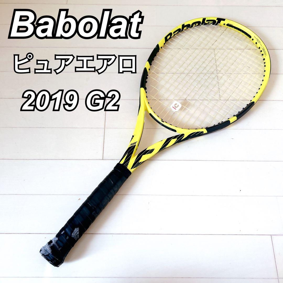 【美品】バボラ PURE AERO Team 2019 G2 Babolat