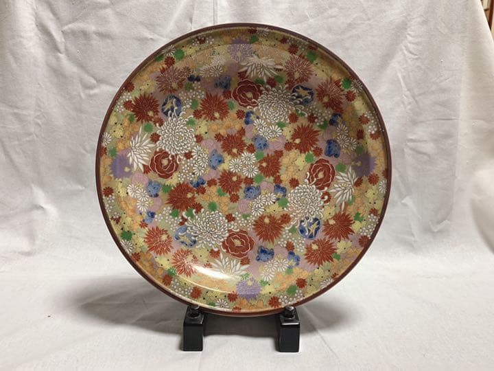 九谷焼　湖月　飾り皿