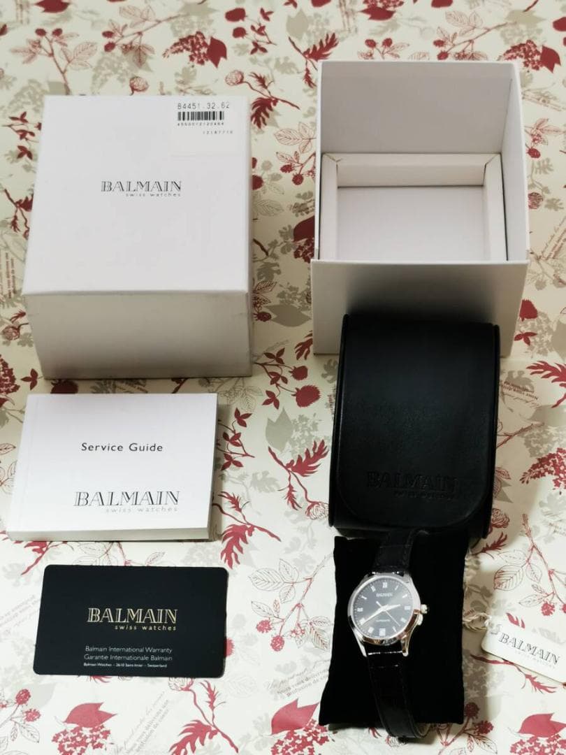 BALMAIN バルマン 腕時計 自動巻き スイス製 レディース 女性 ブラック