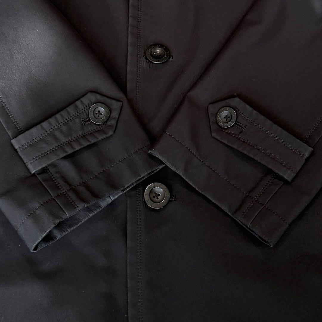 【美品】　希少　バーバリーブラックレーベル　コート　ノバチェック　黒