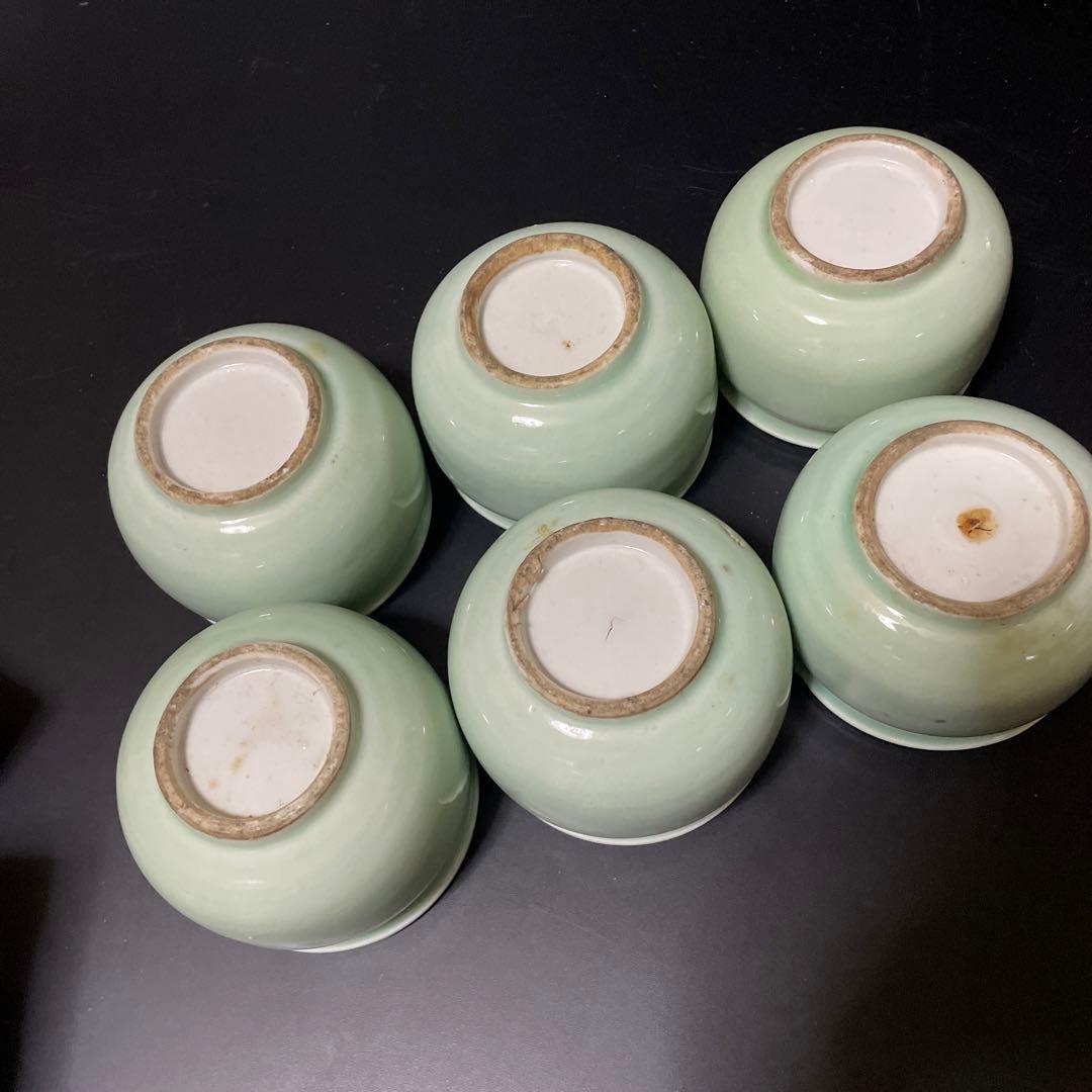 明治時代　桑の木の煙草盆　6組　共箱付き