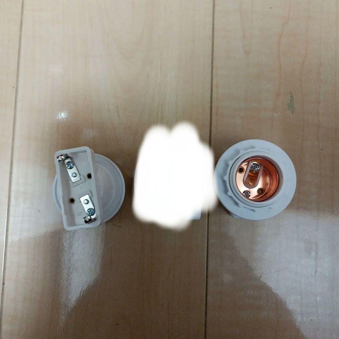 ガレージ、倉庫、作業灯部屋LED電球 4枚羽根 3個スイッチコード金具セット