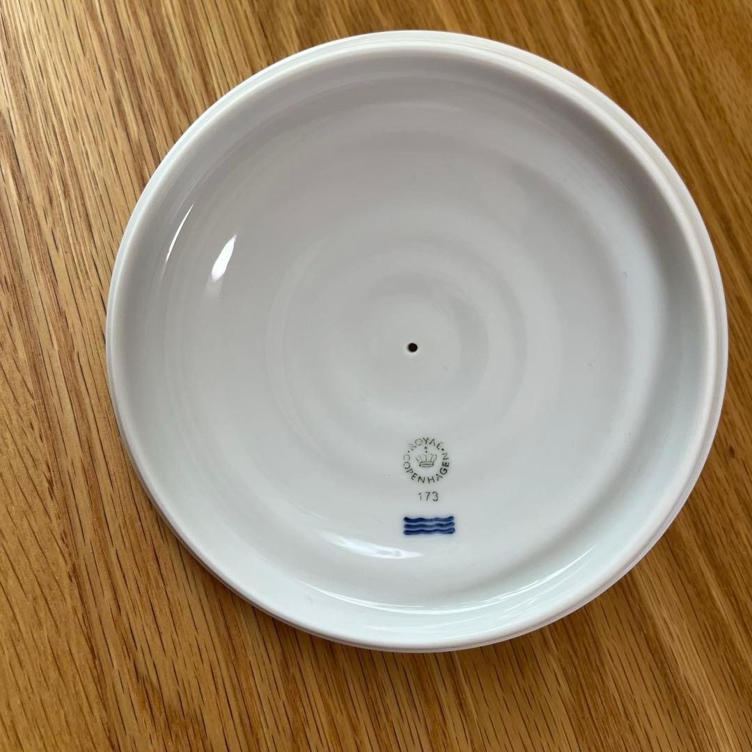 ◆廃番希少◆ロイヤルコペンハーゲン◆ホワイトパルメッテ◆蓋付きボウル3セット◆