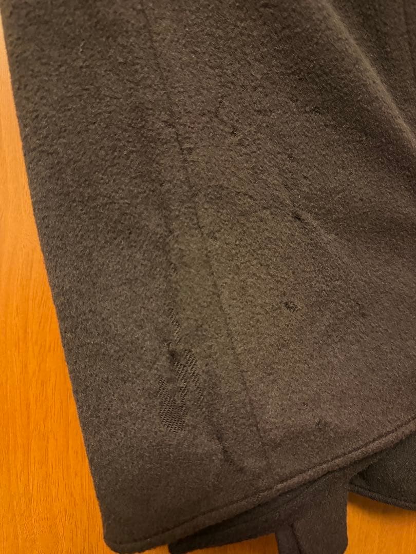 エルメス マルジェラ期 ピュアカシミヤダブルレイヤードロングコート サイズ38