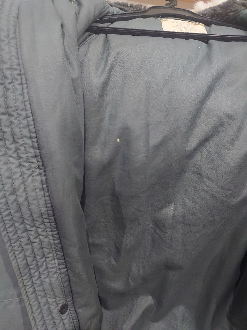 実物 米軍 軍物 N-3Bフライトジャケット USED