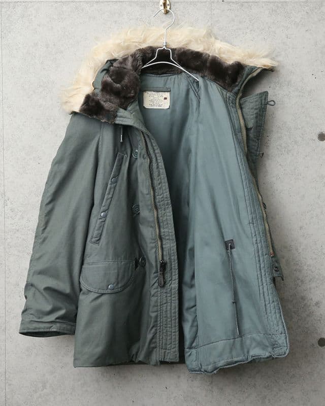 実物 米軍 軍物 N-3Bフライトジャケット USED