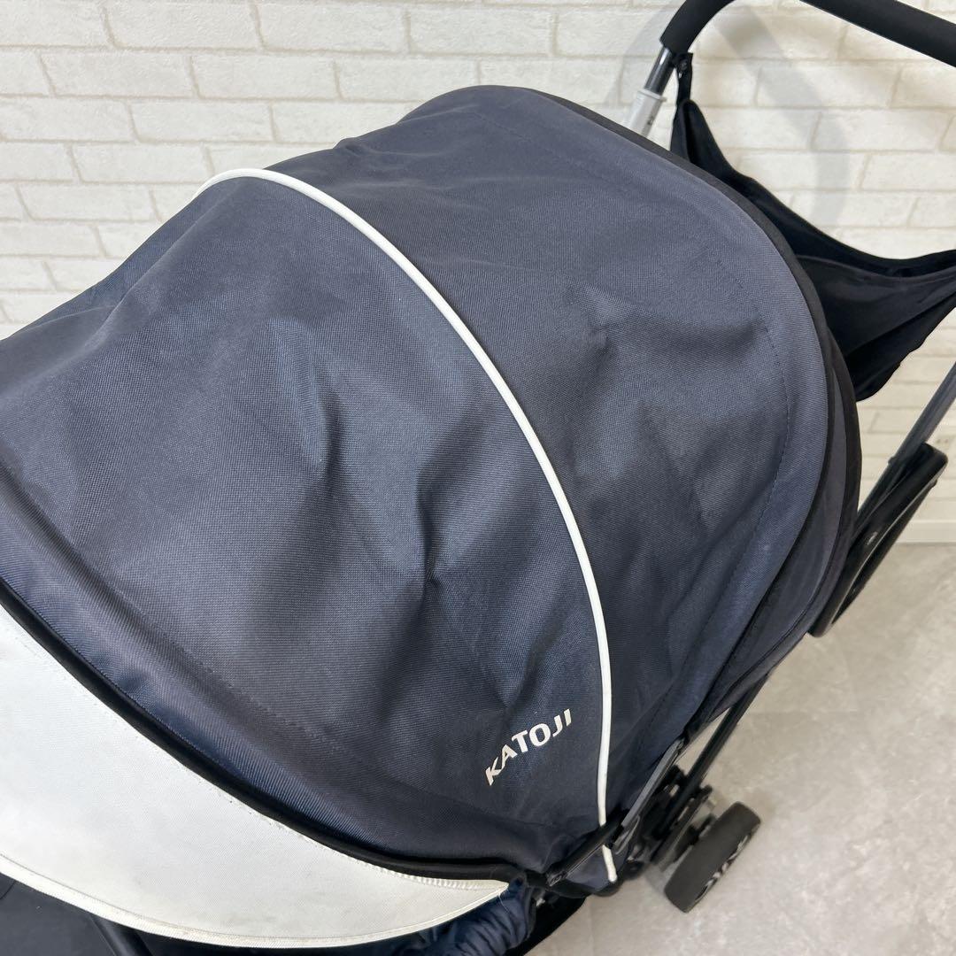 KATOJI カトージ　2人でゴー 2人乗り 人気ベビーカー ネイビー