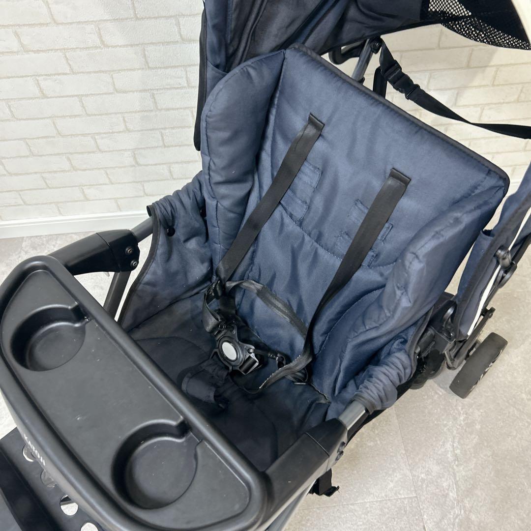 KATOJI カトージ　2人でゴー 2人乗り 人気ベビーカー ネイビー