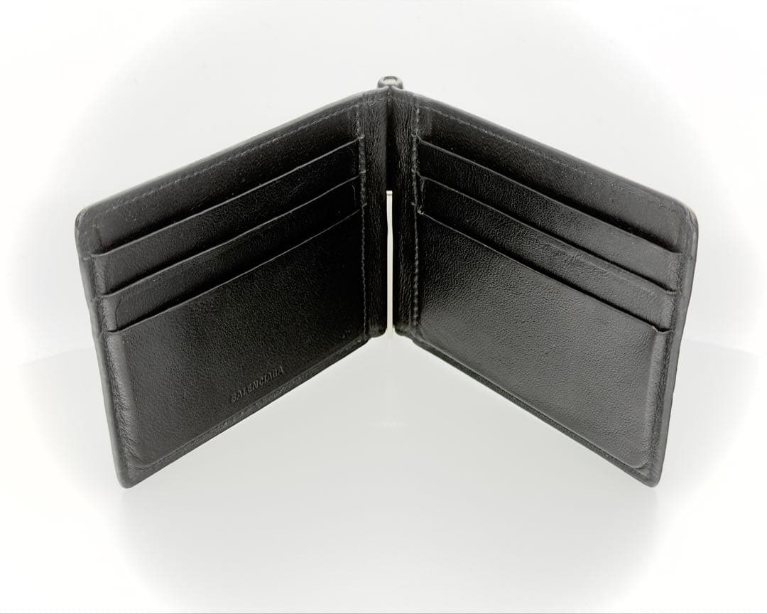 BALENCIAGA バレンシアガ マネークリップ 札入れ クロコ型押し 財布