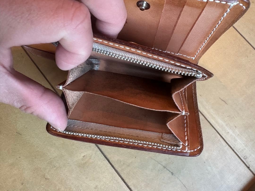 gaea2096財布　栃木レザーヌメ革