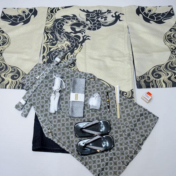 七五三 5歳 5才 新品 羽織 袴 着物セット 日本製 おりびとNO22805