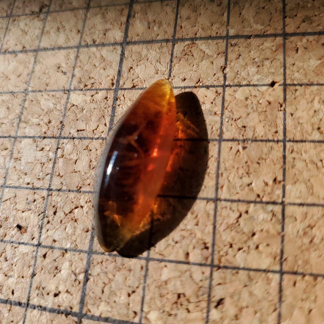 希少　ロシア産　ブラウンクォーツ　ルース　磨き　カボション　鉱物標本