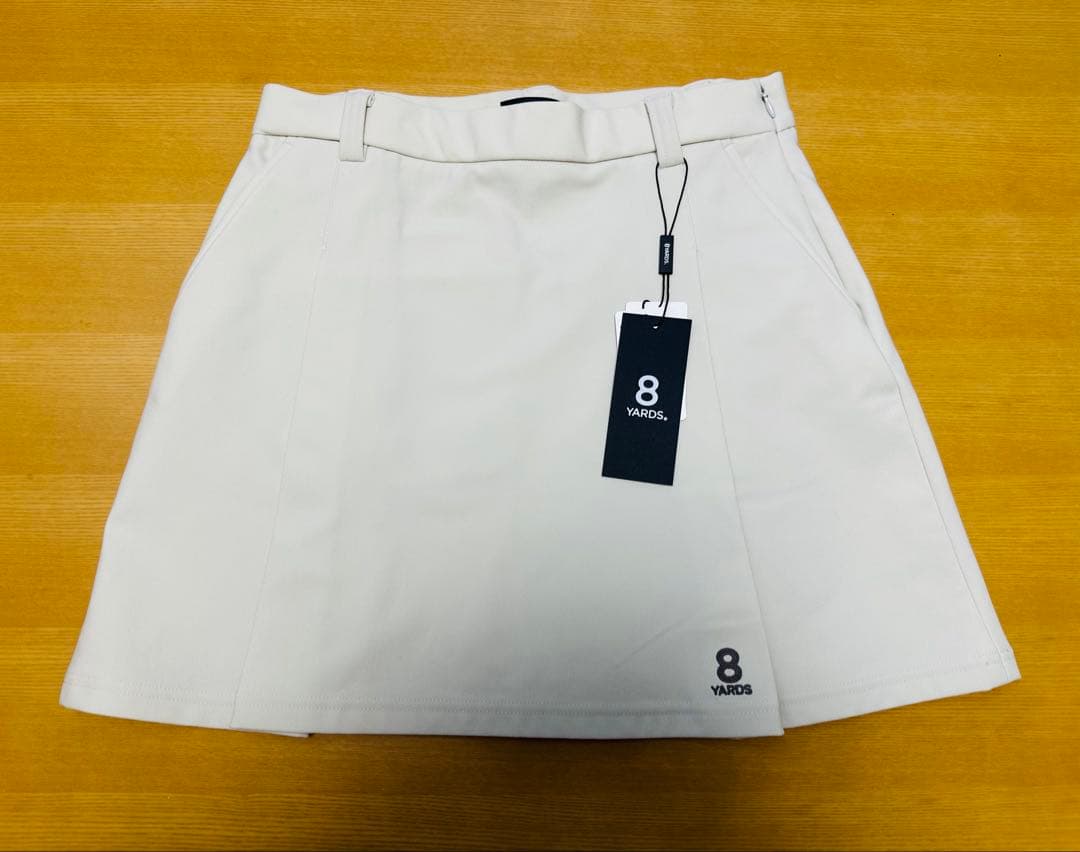 完売品　新品未使用 8YARDS ゴルフスカート Lサイズ ライトベージュ