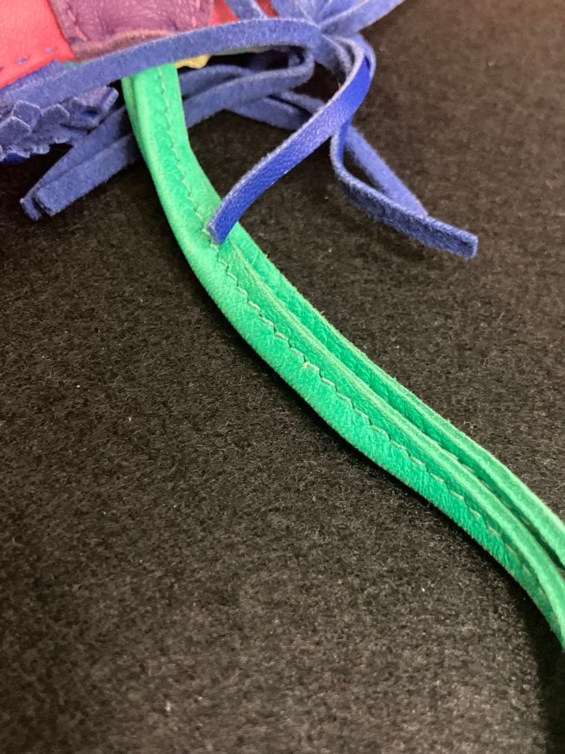 エルメス ロデオPM 希少 片面色違い ブルー パープル