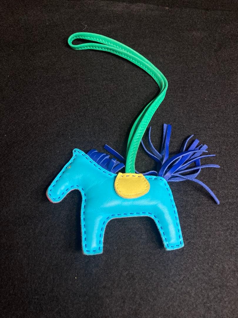 エルメス ロデオPM 希少 片面色違い ブルー パープル