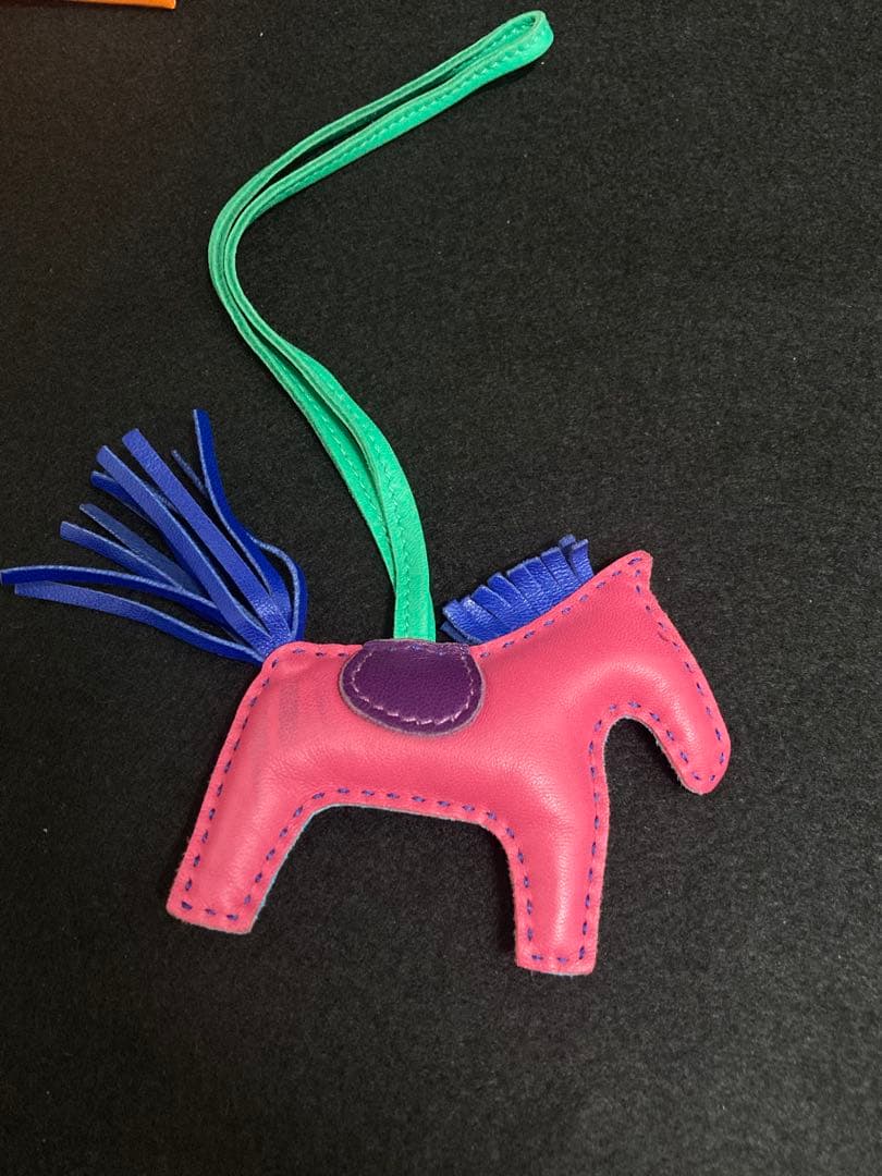 エルメス ロデオPM 希少 片面色違い ブルー パープル