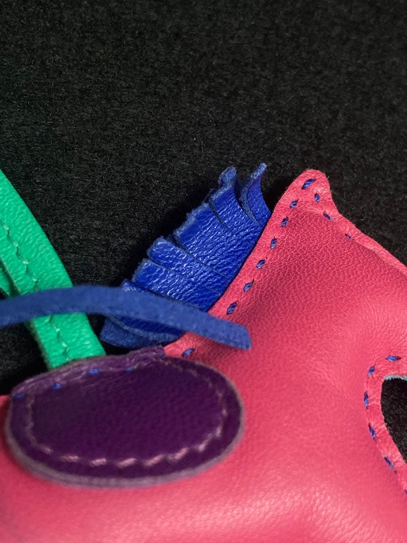 エルメス ロデオPM 希少 片面色違い ブルー パープル