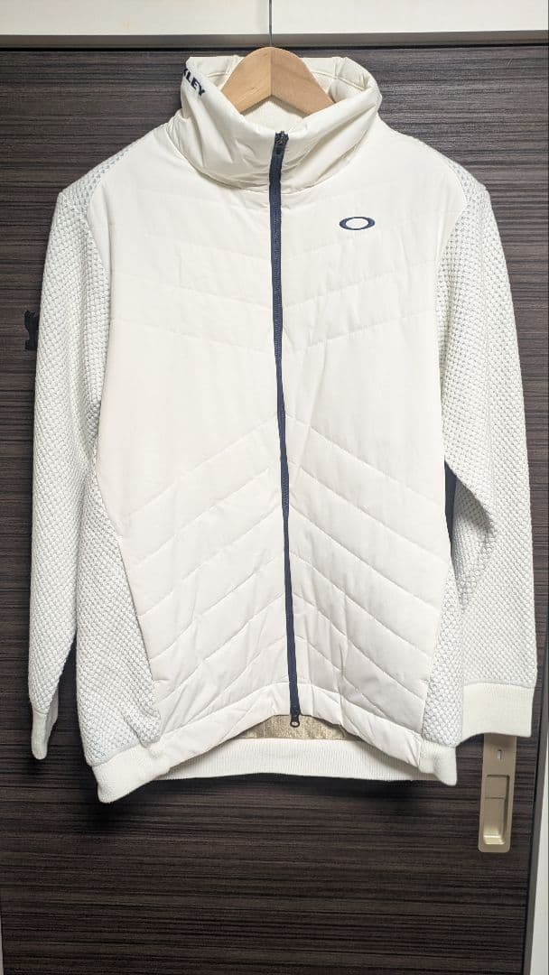OAKLEY ホワイト ジップアップジャケット