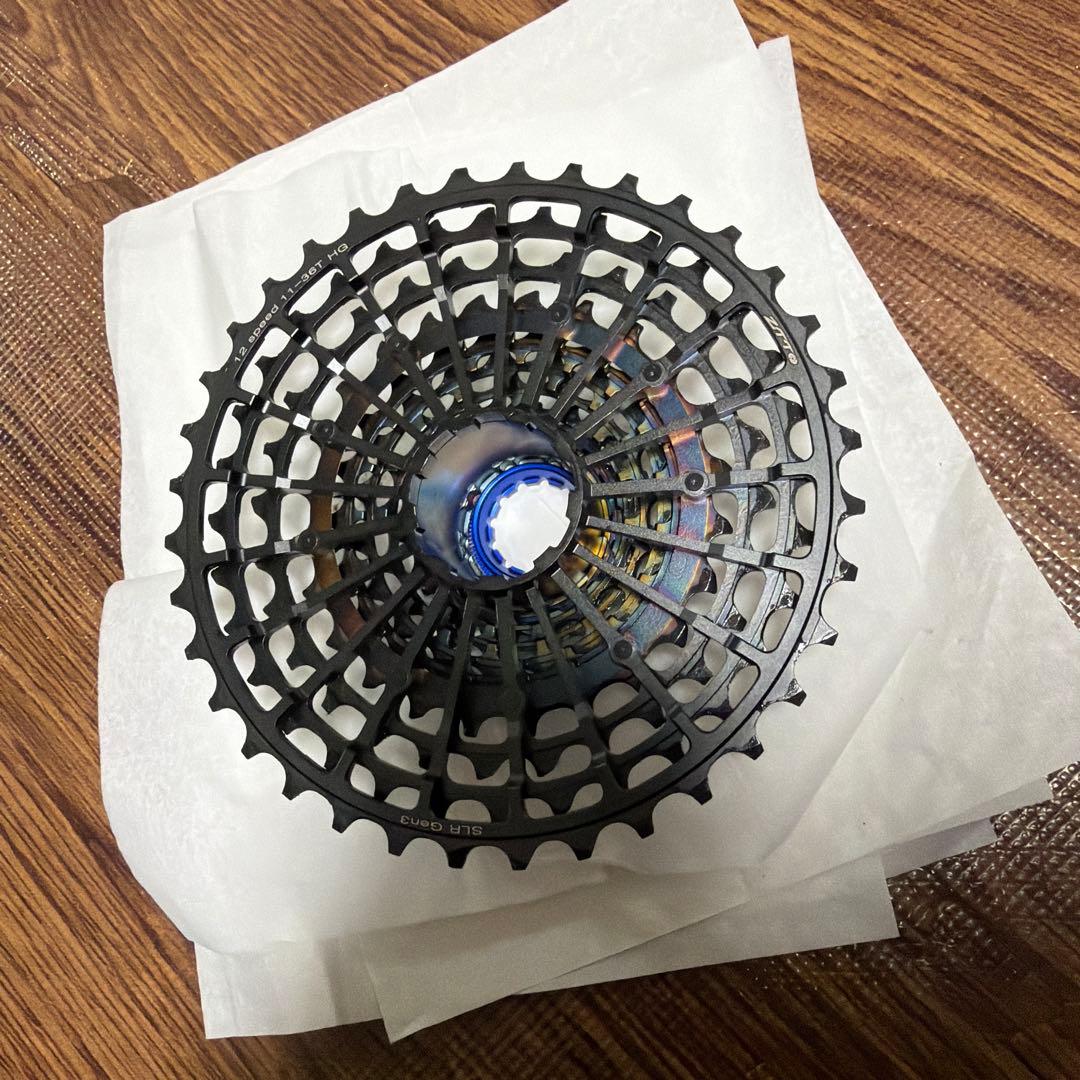 12s 11-36 軽量スプロケット ブラック ztto