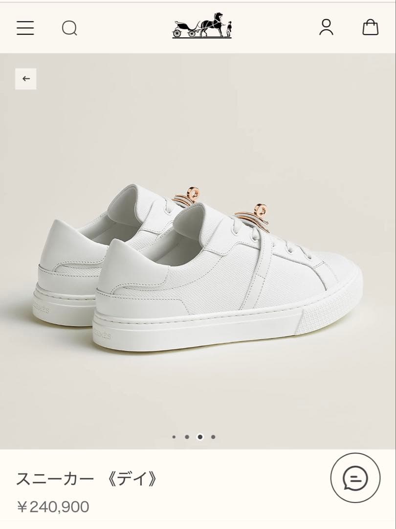 ビヨちゃん エルメス　スニーカー　デイ　35.5 新品未使用