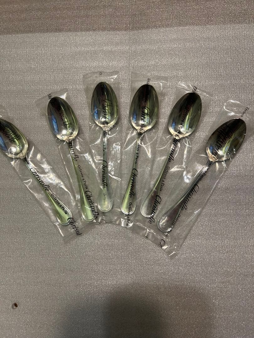 Christofle アルビ　コーヒースプーンセット 6本