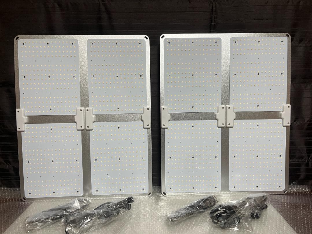 2台　フルスペクトラム　植物育成ライト　450W　LED グロウライト　調光付き