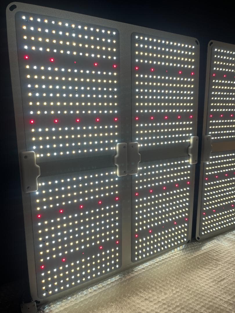 2台　フルスペクトラム　植物育成ライト　450W　LED グロウライト　調光付き