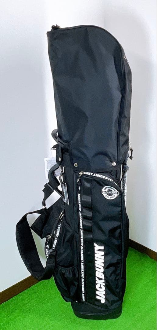 廃盤　希少　未使用　ジャックバニー！！　スタンド　キャディバック　ブラック