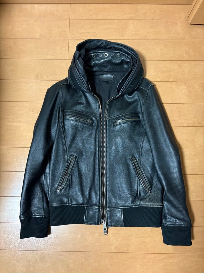 JACKROSE フード付きレザーアウター サイズ4