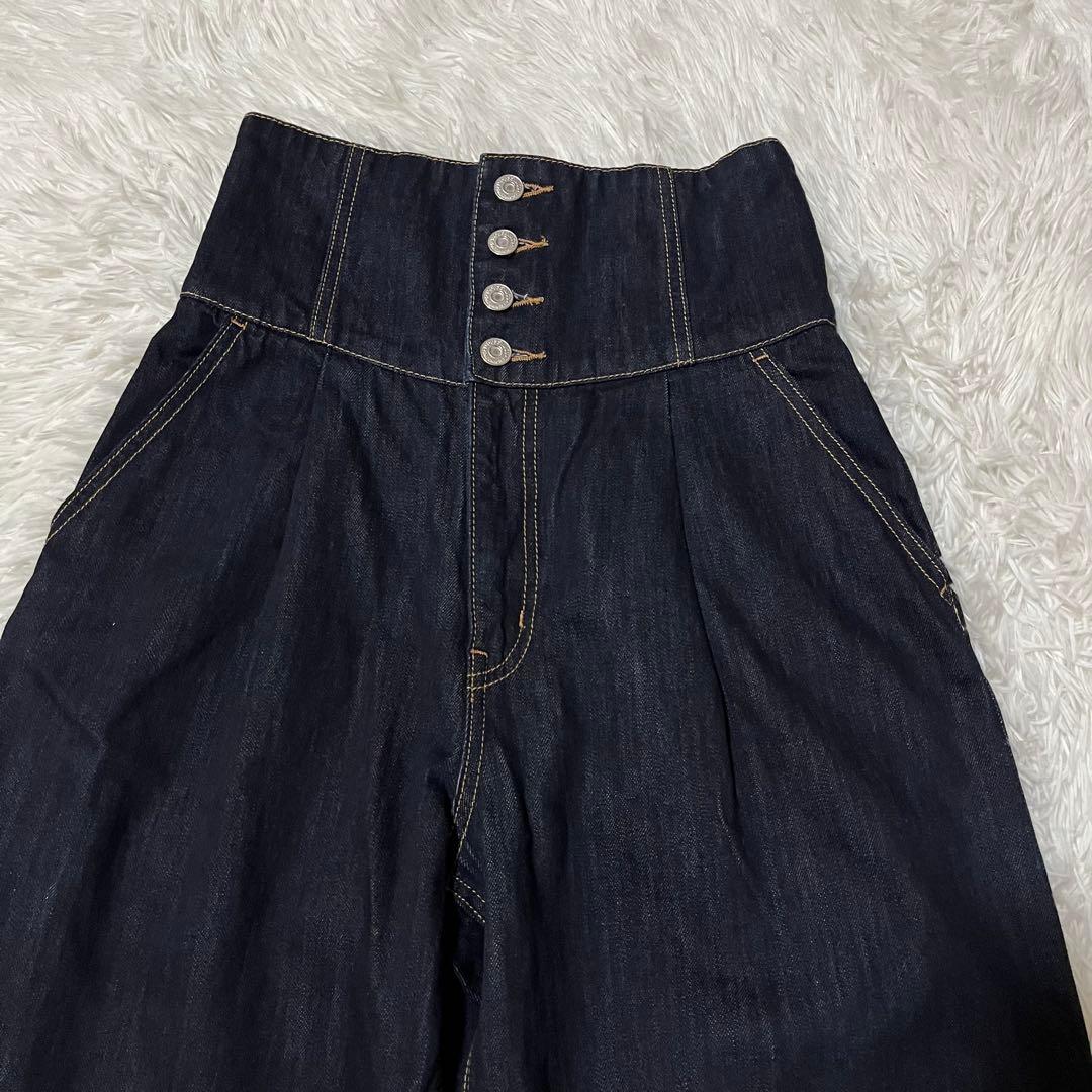 極美品✨マウジー CORSET DESIGN BAGGY デニムパンツ サイズ1