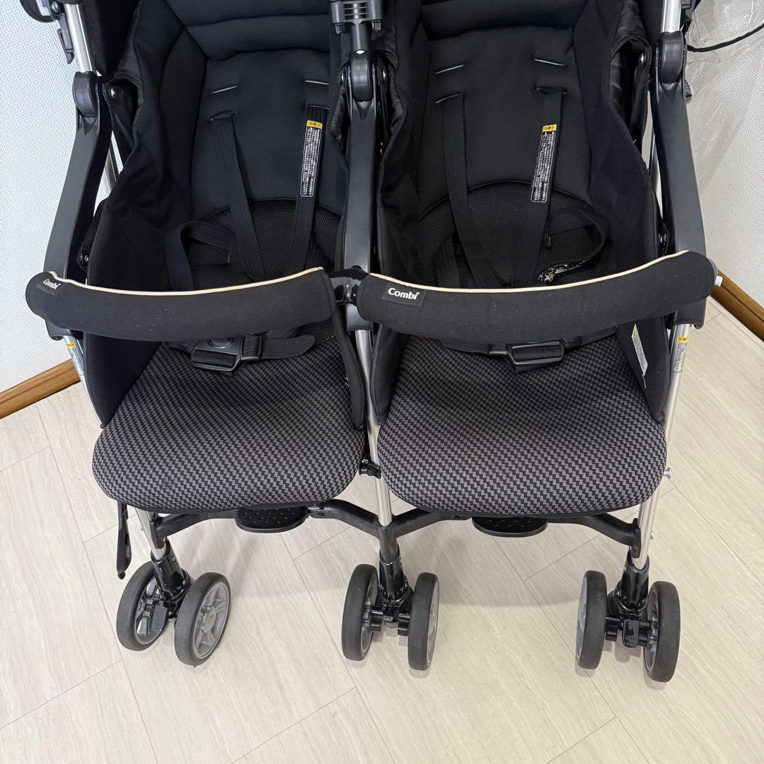 【美品】コンビ Combi ベビーカー TWINSPIN ツインスピンブラック