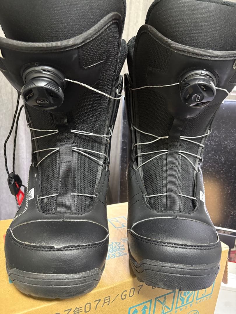BOAシステム ブラック スノーボードブーツ