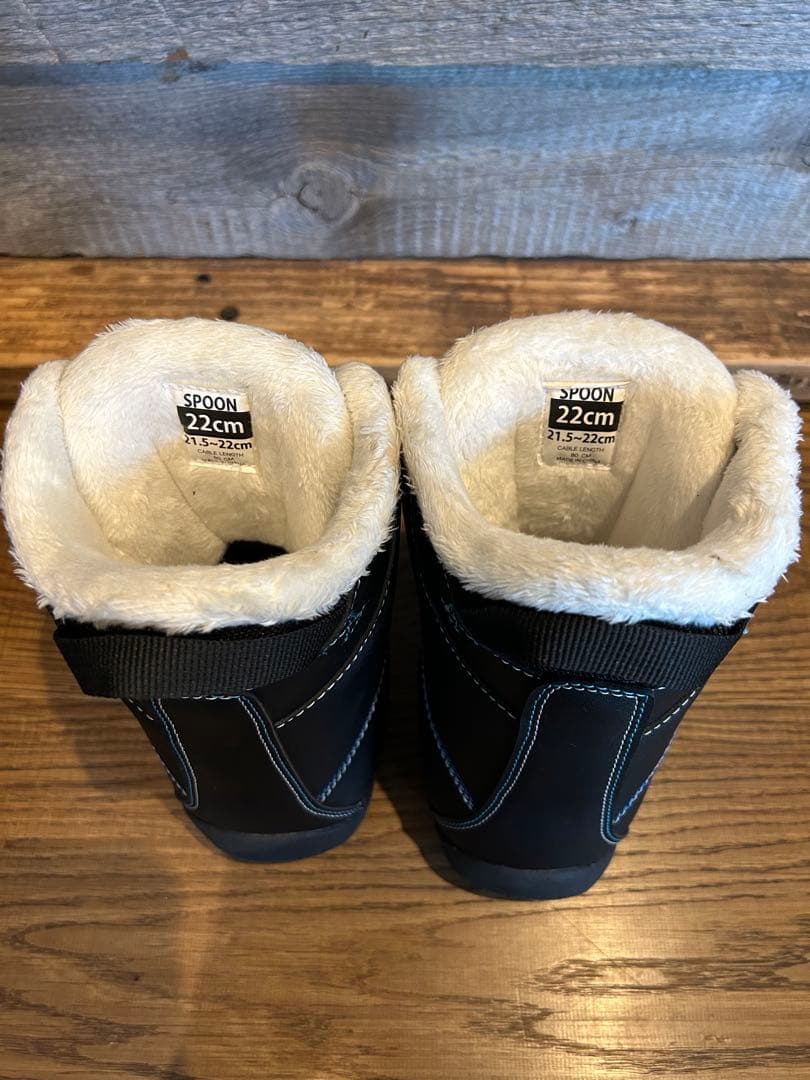 SPOON ダイヤル式 子ども用 スノーボードブーツ 22cm