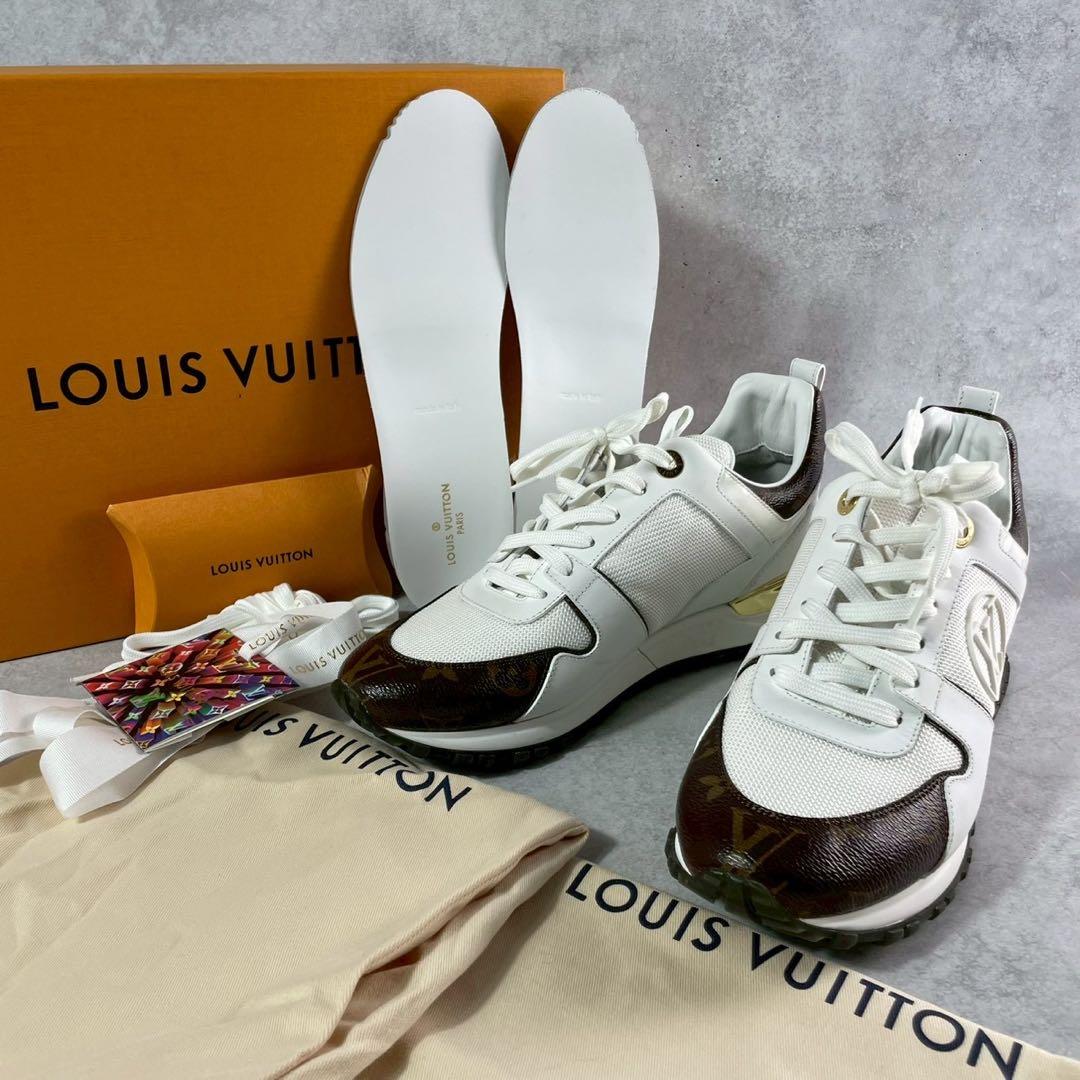 美品 ルイヴィトン ランアウェイ スニーカー モノグラム ユニセックス