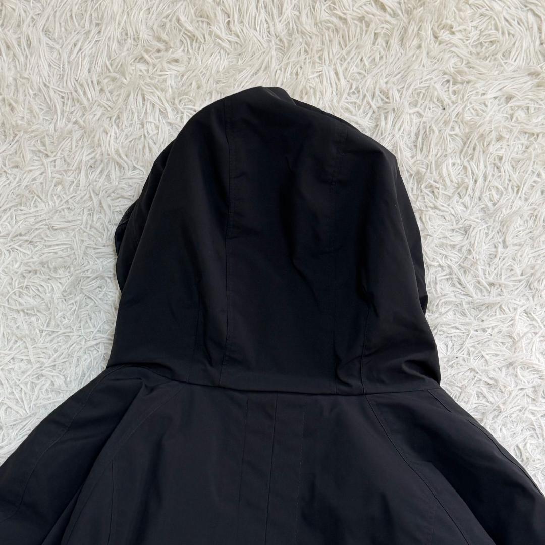 17070✨バーバリー 46 3XL メガチェック ダウンライナー フードコート