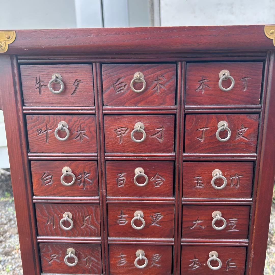 東洋家具 韓国 19引き出し　薬箪笥　アポセカリーチェスト　木製