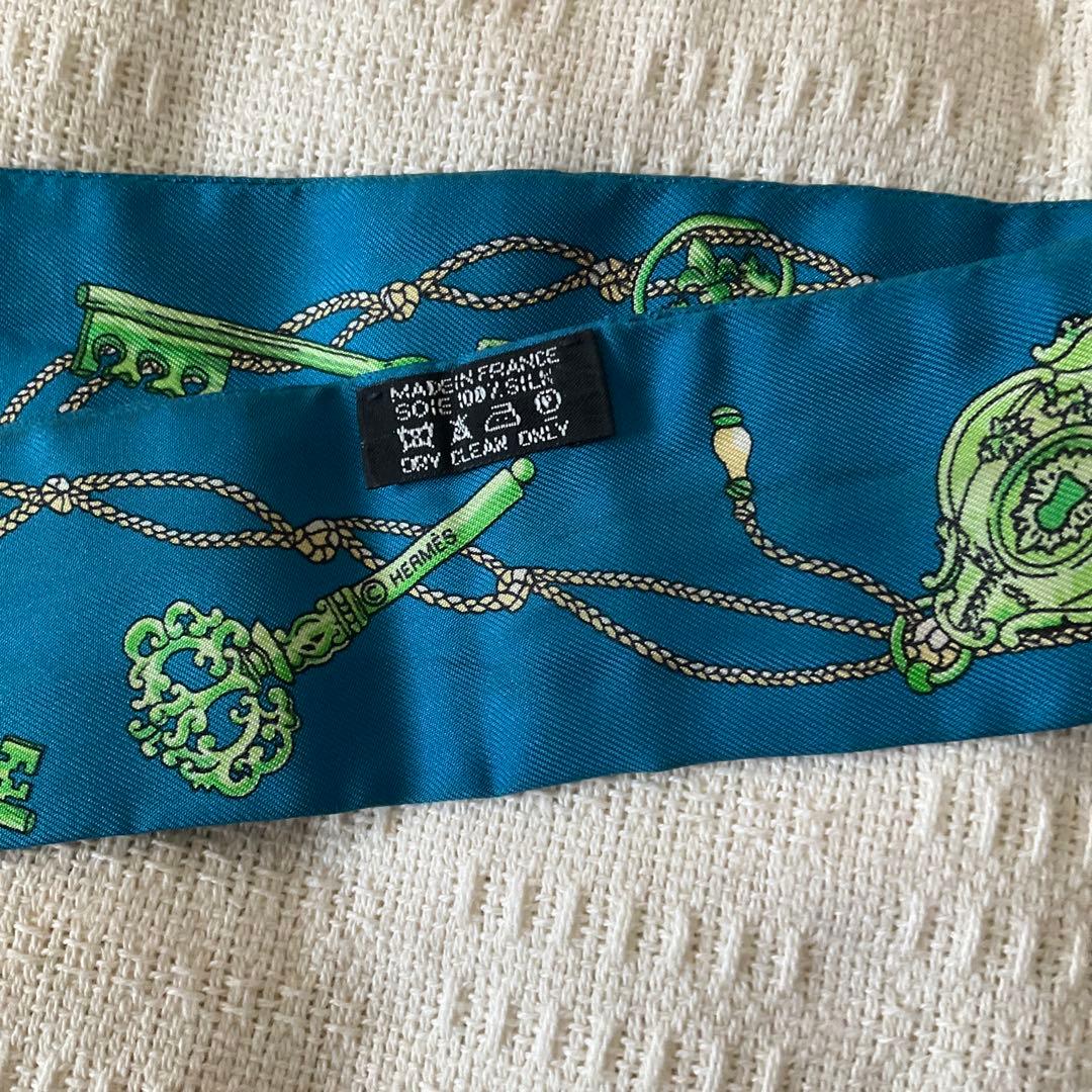 専用 美品 エルメスツイリー レ・クレ・ア・ポア Les Cles a Pois