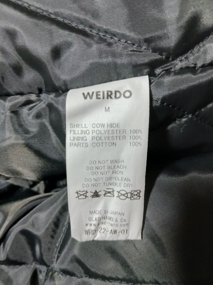 weirdo レザージャケット gladhand gangsterville