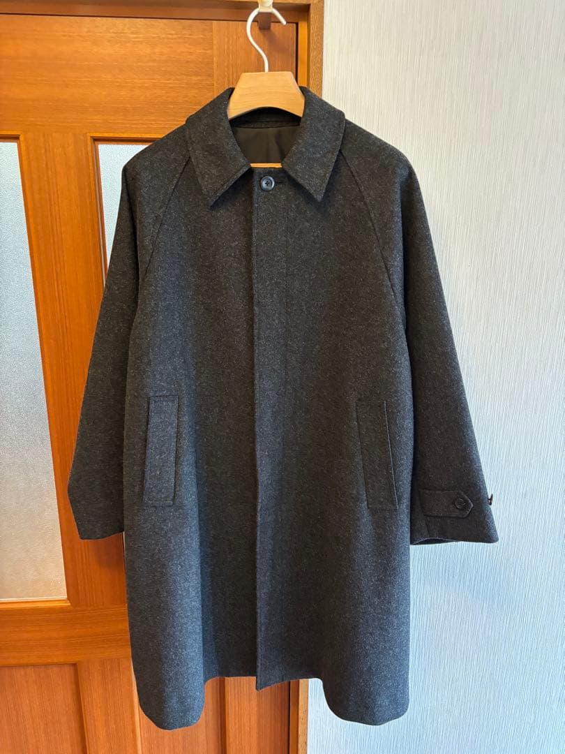 steven alan バルマカーンコート ステンカラーコート ウールコート L