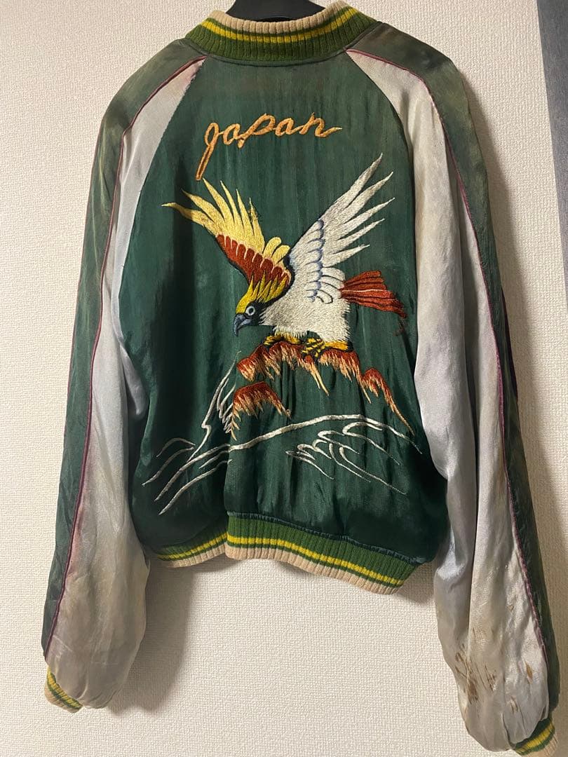 50sスカジャン ヴィンテージ　オリジナル　スーベニア　スペシャル　フェード