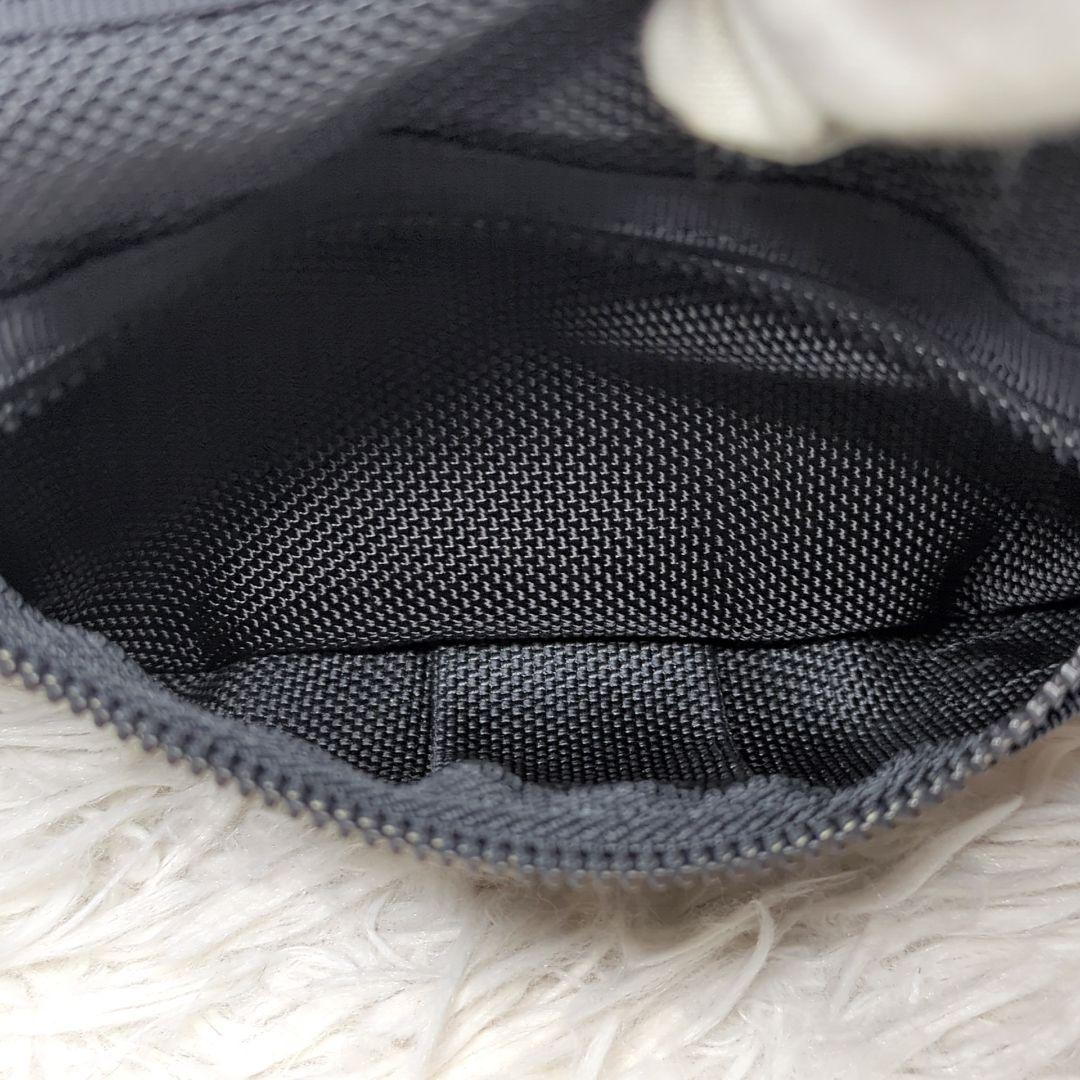 美品✨ポーター ヒート ウエストバッグ ナイロン レザー ブラック ロゴ型押し