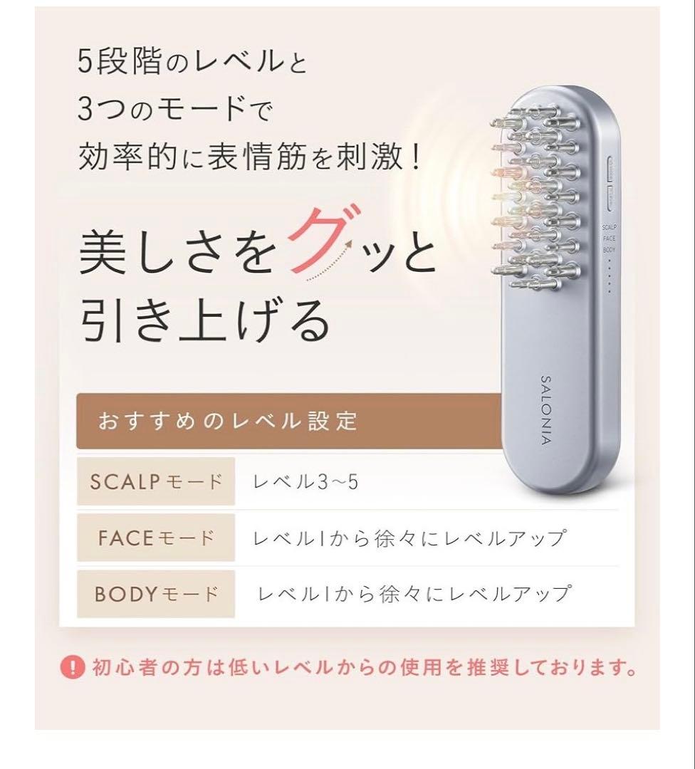 サロニア電気ブラシ美品