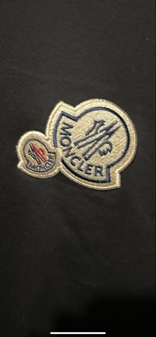 モンクレール Tシャツ ブラック