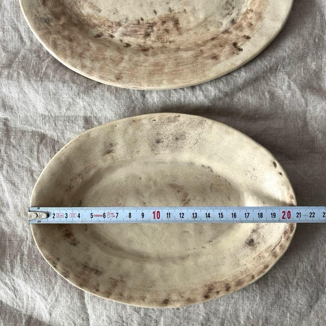 佐藤尚理　bonoho オーバルプレート 2点セット 器 大皿 オーバル皿