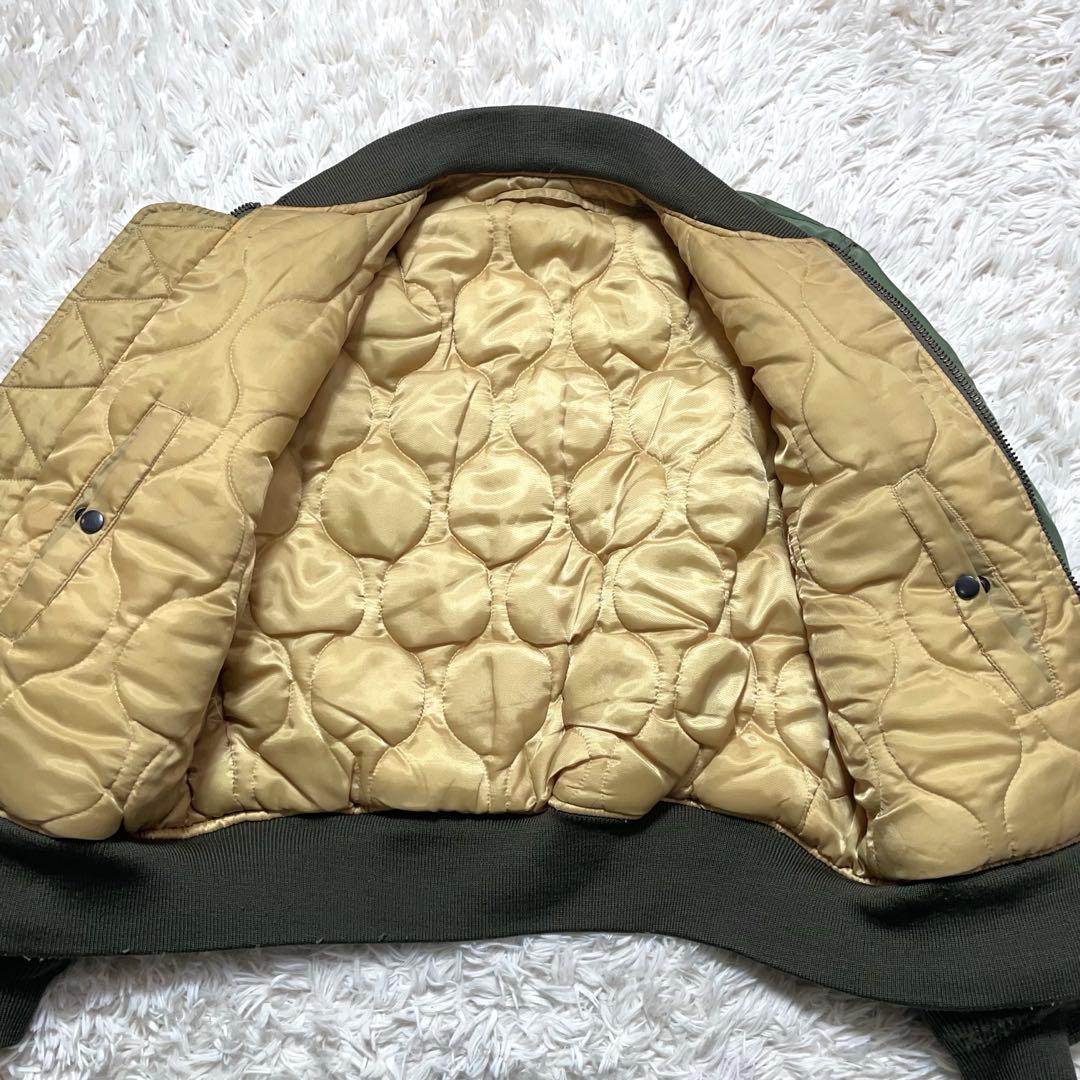 AVIREX MA-1 フライトジャケット 初期型レプリカ セージグリーン M