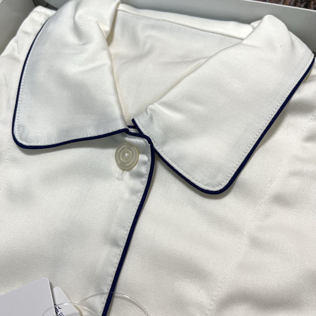 新品 未使用 Wacoal 睡眠化学 パジャマ 綿100% Mサイズ ホワイト