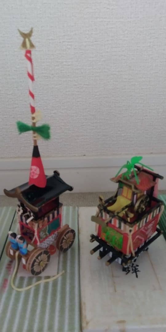 ハナちゃんママ　祇園祭ミニチュア 函谷鉾 放下鉾 岩戸山 蟷螂山 綾傘鉾