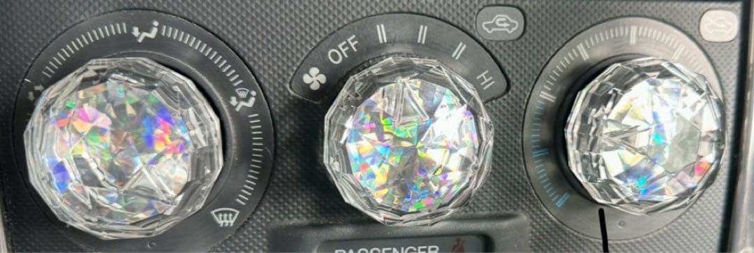 bB オプション　クリスタル　ダイヤル　エアコンノブ