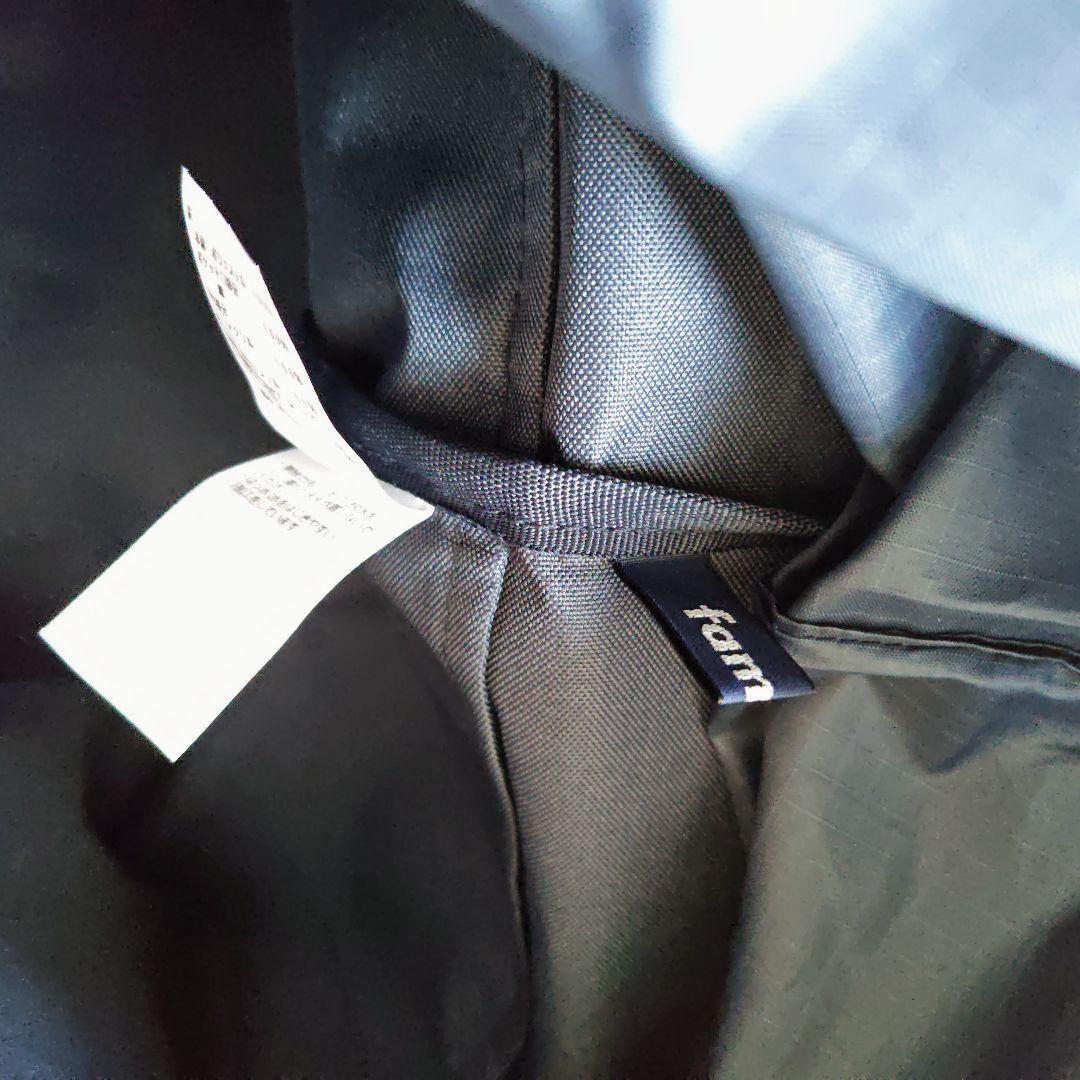 ファミリア　トートバッグ　ワッペン　大容量　ポケット　撥水　はっ水　ネイビー